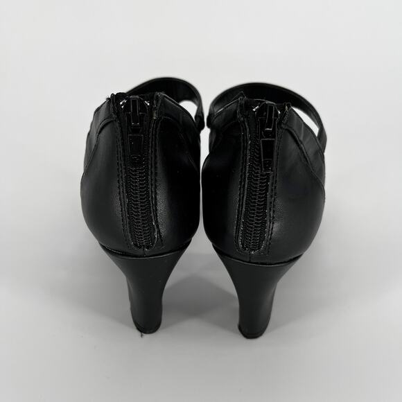 Easy Street Flash Heeled Sandals Black - 8.5M - Picture 7 of 12